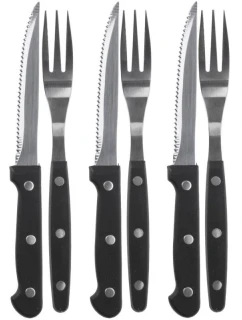 PRÍBOR NÔŽ A STEAKOVÁ VIDLIČKA 8 KUSOV