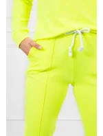 Tepláková súprava žltá neónová