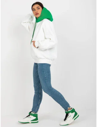 Mikina EM BL 696.68 bielo zelená