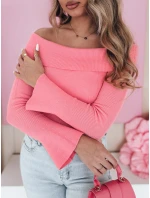 Dámska blúzka s odhalenými ramenami SHOWIT pink FashionStreet MY2429 Dámska blúzka s odhalenými ramenami SHOWIT pink FashionStreet MY2429