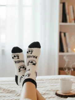 Noviti SB093 Panda dámske ponožky 36-41