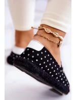 Damskie Espadryle W Groszki Big Star JJ274867 Czarne