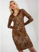 Šaty VI SK 148.65P svetlo hnedá