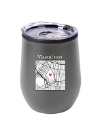 Personalizovaný termohrnček „BOWL“ s mapou