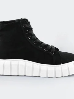 Čierne šnurovacie topánky (XA060)