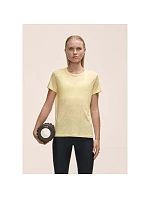 Dámske tričko Casall Soft Texture Tee, žlté Dámske tričko Casall Soft Texture Tee, žlté