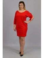 Dámske šaty U869 červené - Karko