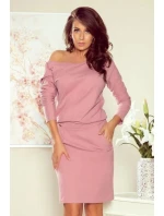 Dámske šaty 189-10 ružové - Numoco