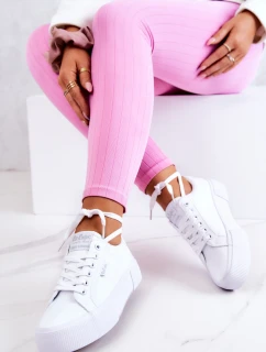 Tenisky na platforme Lee Cooper LCW-22-31-0884L White