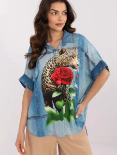 Košeľa s dlhým rukávom model 210971 Taliansko Moda