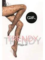 Pančuchy Gatta Trendy Frigga wz.01 20 den 5-XL Pančuchy Gatta Trendy Frigga wz.01 20 den 5-XL