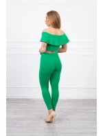 Sada s volánikom zelená