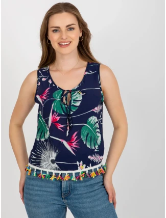 Blúzka AT BZ 2401C.19 tmavo modrá Blúzka AT BZ 2401C.19 tmavo modrá