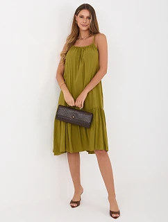 Šaty IR SK 6816.16P olivovo zelené