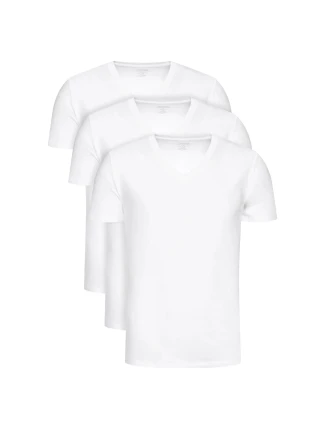 Pánske tričko 000NB4012E 100 3pk biela - Calvin Klein Pánske tričko 000NB4012E 100 3pk biela - Calvin Klein