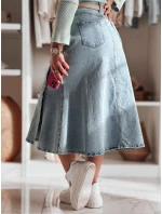 Džínsová midi sukňa DEMIL modrá FashionStreet CY0487 Džínsová midi sukňa DEMIL modrá FashionStreet CY0487