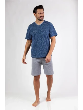 Pánske pyžamo Regina 481 cr/r M-XL Pánske pyžamo Regina 481 cr/r M-XL