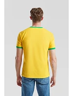 Tričko Fruit of the Loom Ringer T Racerback 16.1168 červené/biele