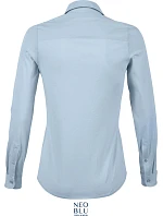 NEOBLU Balthazar Dámska blúzka s dlhými rukávmi 24.3199 soft blue