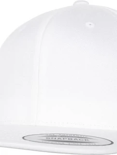 Flexfit 6089OC 6-panelová snapbacková čiapka z organického bavlny 55.89OC biela