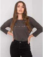 Blúzka RV BZ 0126.01P tmavá khaki