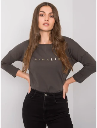 Blúzka RV BZ 0126.01P tmavá khaki