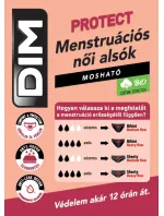 Nočné aj denné menštruačné nohavičky MENSTRUAL SLIP STRONG - BELLINDA - čierna