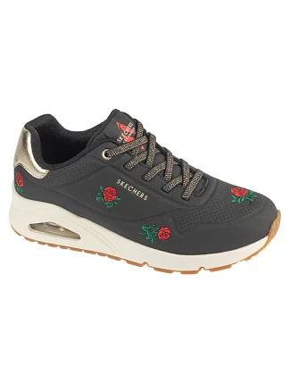 Skechers Uno – Champagne and Roses 177862-BKRD Čierne 36