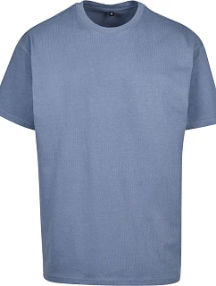 Build your Brand BY 102 Oversize tričko z hrubej bavlny 56.0102 vintage blue