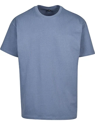 Build your Brand BY 102 Oversize tričko z hrubej bavlny 56.0102 vintage blue Build your Brand BY 102 Oversize tričko z hrubej bavlny 56.0102 vintage blue
