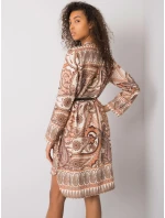 Šaty DHJ SK 5766 1.32X béžová Šaty DHJ SK 5766 1.32X béžová