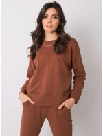 Mikina RV BL 6080.19 tmavo hnedá