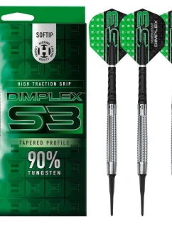 Harrows Dimplex S3 Zúžené šípky 90% softip
