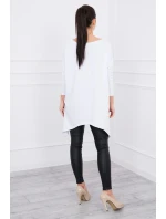 Oversize blúzka biela