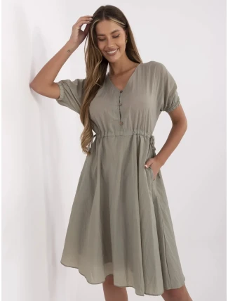 Šaty 217 SK 25663.03 khaki