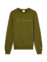 Pánska mikina Champion Crewneck Sweatshirt olive 220272 GS585 pánska