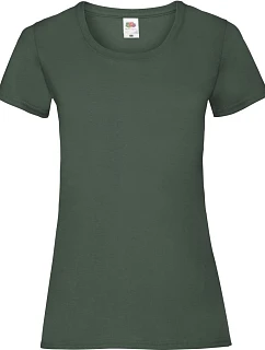 Fruit of the Loom Lady-Fit Valueweight T Dámske tričko 16.1372 fľašovo zelené