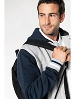 Kariban K 4003 Unisexová bunda s kapucňou „Teddy“ 20.4003 oxford grey/navy/white Kariban K 4003 Unisexová bunda s kapucňou „Teddy“ 20.4003 oxford grey/navy/white