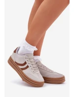 Stylowe Sneakersy Na Platformie Szare Doriwa