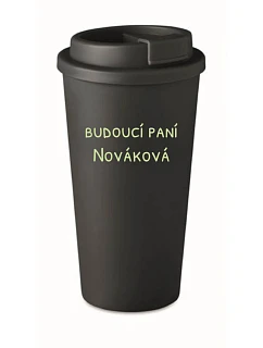 Personalizovaný cestovný termohrnček – budúca nevesta