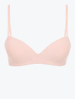 Dámska bezdrôtová push-up podprsenka Seductive Comfort 000QF6017E A4E peach - Calvin Klein