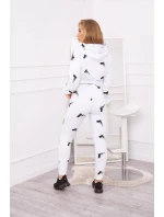 Sada s potlačou pištole biela