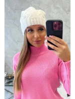 Dámska čiapka Ramona K383 biela