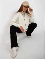 Dámsky sveter LC SW 8008 ecru Dámsky sveter LC SW 8008 ecru