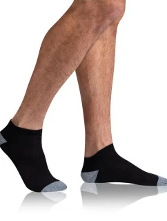 Pánske členkové ponožky 3 páry SPORT MEN IN-SHOE 3x - BELLINDA - čierne