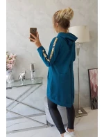 Mikina so zipsom na chrbte Marine