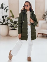 Dámska zimná bunda s kapucňou GABRIELLE zelená FashionStreet TY4364