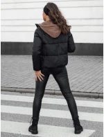 Dámska zimná páperová bunda NORDPUFF s kapucňou čierna FashionStreet TY4617 Dámska zimná páperová bunda NORDPUFF s kapucňou čierna FashionStreet TY4617
