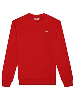 Pánska mikina Fila Leverano Regular Crew Sweatshirt red FAM0876 30002 pánska