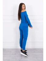 Súprava s dvojitým lemovaním nevädza modrá Súprava s dvojitým lemovaním nevädza modrá